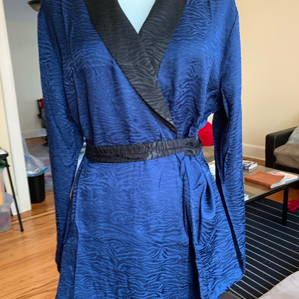 Zebra Satin Kimono